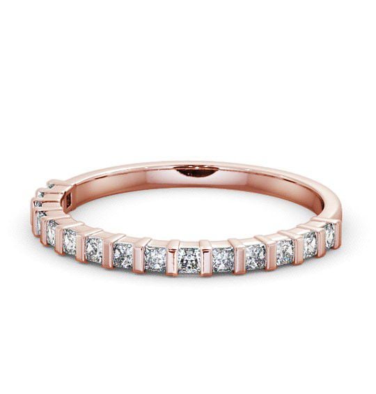  Half Eternity Princess Diamond Ring 9K Rose Gold - Waithe HE5_RG_THUMB2 