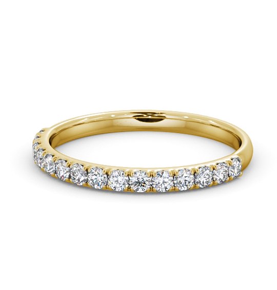  Half Eternity Round Diamond Ring 18K Yellow Gold - Serenity HE63_YG_THUMB2 