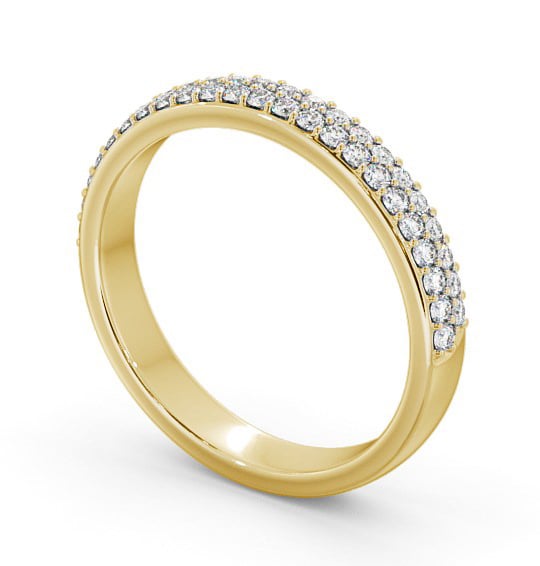  Half Eternity Round Diamond Ring 18K Yellow Gold - Orleton HE64_YG_THUMB1 