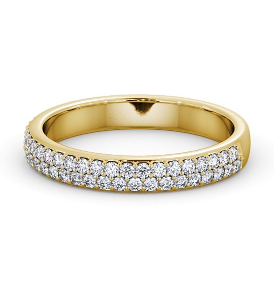  Half Eternity Round Diamond Ring 18K Yellow Gold - Orleton HE64_YG_THUMB2 