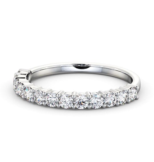  Half Eternity Round Diamond Ring 9K White Gold - Esme HE66_WG_THUMB2 