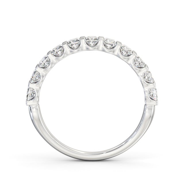 Half Eternity Princess Diamond Ring 18K White Gold - Dalhally HE68_WG_UP