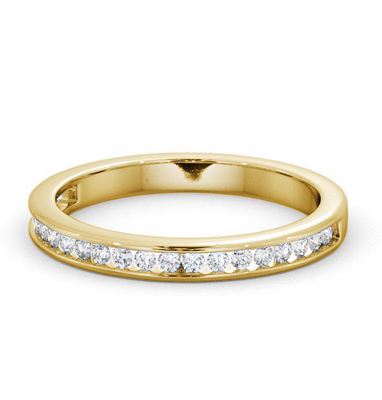  Half Eternity Round Diamond Ring 18K Yellow Gold - Primrose HE6_YG_THUMB2 