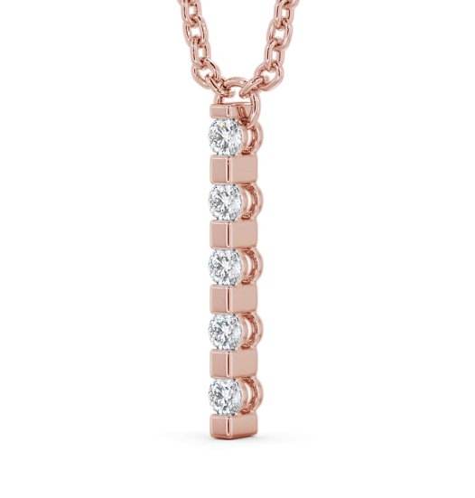 Journey Style Diamond Pendant 9K Rose Gold - Amabile PNT112_RG_THUMB1