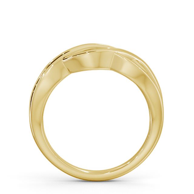 Three Stone Round Diamond 0.15ct Ring 18K Yellow Gold - Ebley TH21_YG_UP