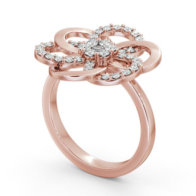 Rose gold hotsell cocktail ring