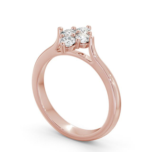 Cluster Round Diamond Ring 9K Rose Gold - Aberargie