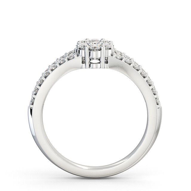 Cluster Diamond Ring Platinum - Chailey CL22_WG_UP