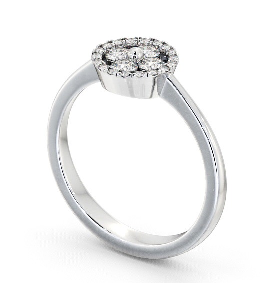 Cluster Diamond Ring Platinum - Allonby CL23_WG_THUMB1