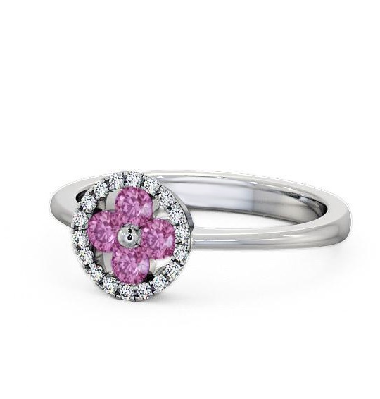 Allonby Gemstone and Diamond Ring Cluster Style 0.43ct CL23GEM_WG_PS_THUMB2 