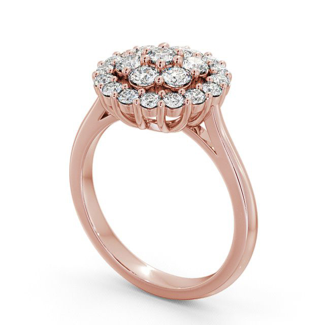 Cluster Diamond Ring 18K Rose Gold - Kaimes