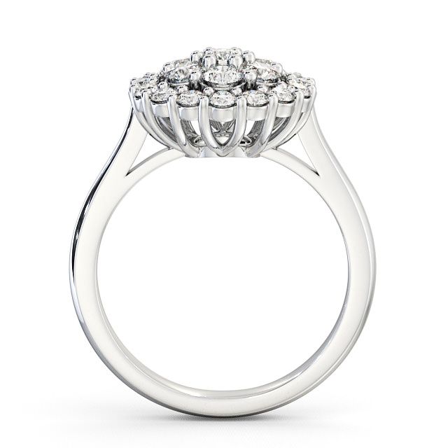 Cluster Diamond Ring Platinum - Kaimes CL24_WG_UP