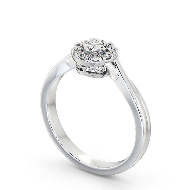 Cluster Diamond Ring Platinum - Tirley