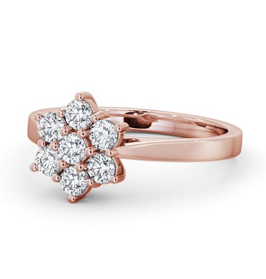  Cluster Diamond Ring 9K Rose Gold - Baile CL2_RG_THUMB2 