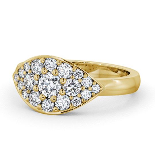 Himley Cluster Ring Round Diamond 0.80ct CL30_YG_THUMB2 