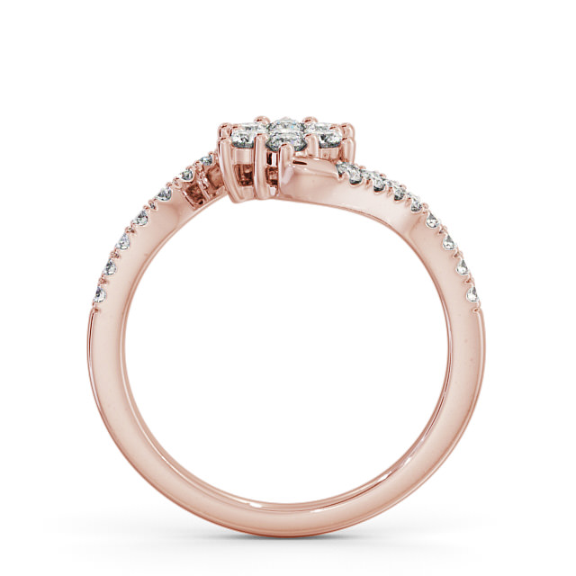 Cluster Diamond Ring 18K Rose Gold - Kelloe CL31_RG_UP