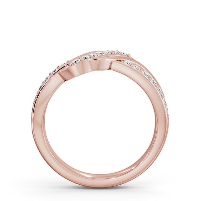 Half Eternity Round Diamond 0.21ct Ring 18K Rose Gold - Bremere ...