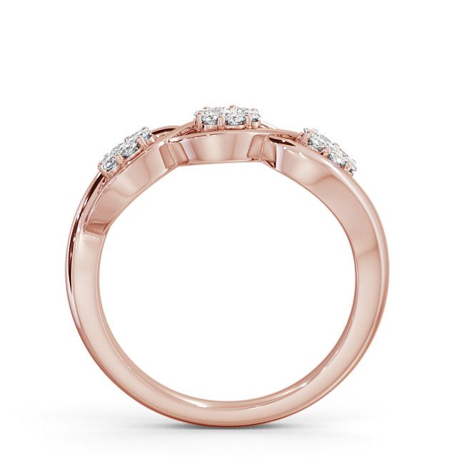 Cluster Round Diamond 0.25ct Ring 18K Rose Gold - Ludlow | Angelic Diamonds