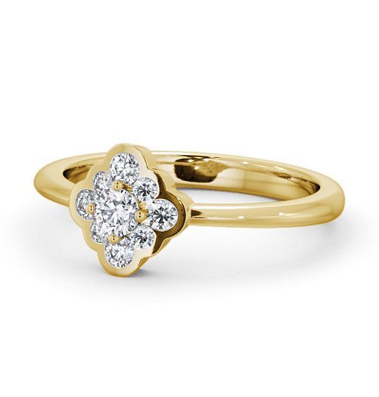  Cluster Diamond Ring 18K Yellow Gold - Saughton CL44_YG_THUMB2 