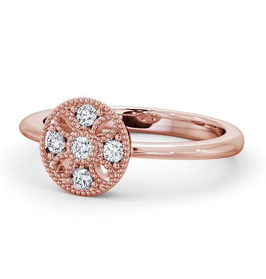  Cluster Diamond Ring 9K Rose Gold - Thorley CL45_RG_THUMB2 