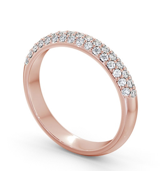  Pave Half Eternity Diamond 0.30ct Ring 18K Rose Gold - Germoe CL50_RG_THUMB1 