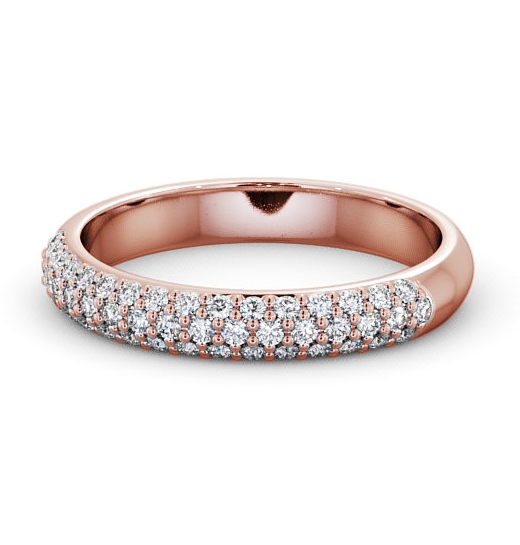  Pave Half Eternity Diamond 0.30ct Ring 18K Rose Gold - Germoe CL50_RG_THUMB2 
