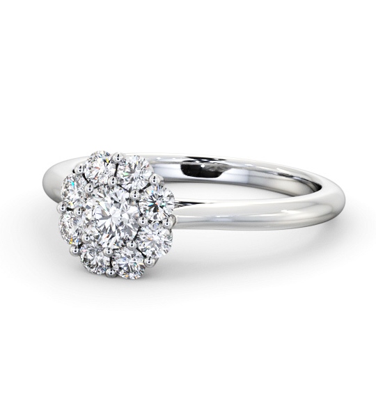  Cluster Diamond Ring Platinum - Halima CL56_WG_THUMB2 