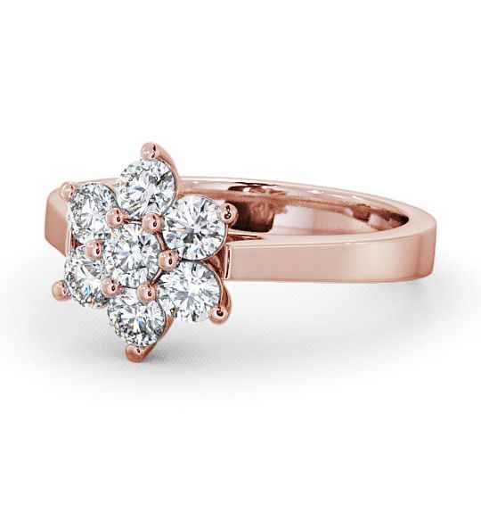  Cluster Diamond Ring 18K Rose Gold - Marian CL6_RG_THUMB2 