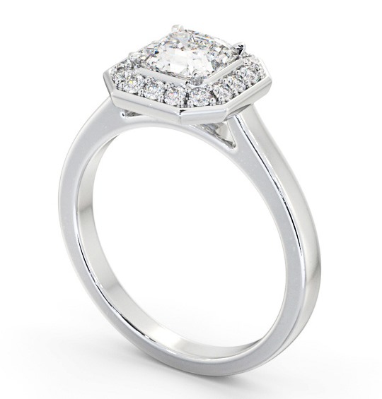 Halo Asscher Diamond Engagement Ring Platinum ENAS38_WG_THUMB1 