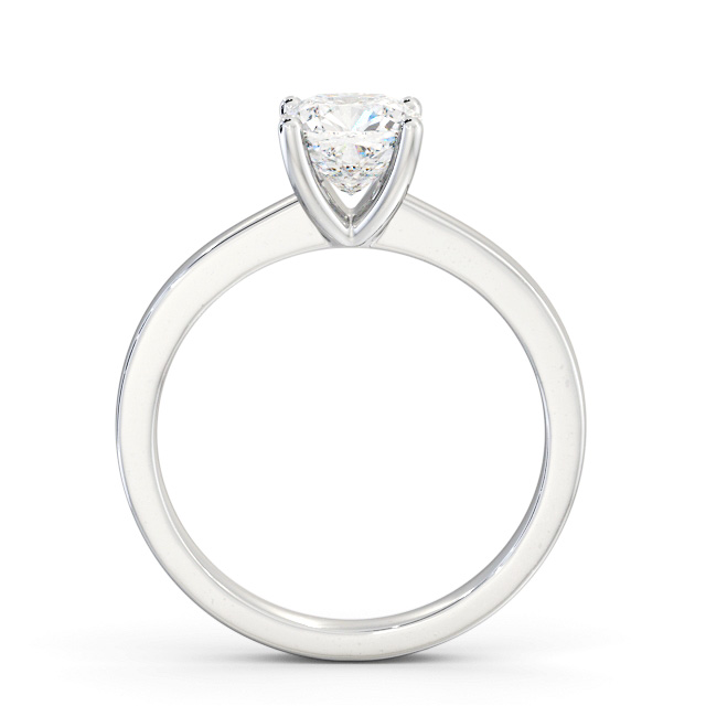 Cushion Diamond Engagement Ring 9K White Gold Solitaire - Antoinette ENCU20_WG_UP