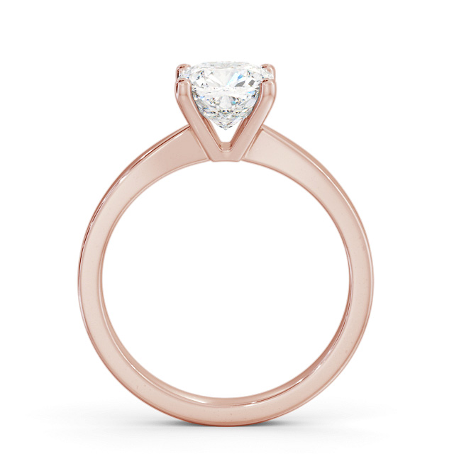 Cushion Diamond Engagement Ring 18K Rose Gold Solitaire - Otra ENCU21_RG_UP
