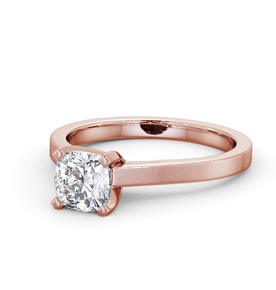  Cushion Diamond Engagement Ring 9K Rose Gold Solitaire - Illington ENCU23_RG_THUMB2 
