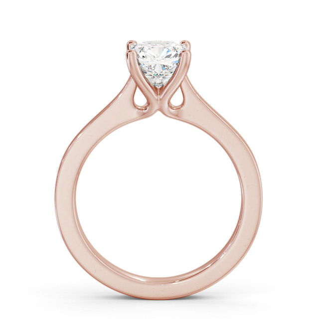 Cushion Diamond Engagement Ring 9K Rose Gold Solitaire - Brumby ENCU30_RG_UP