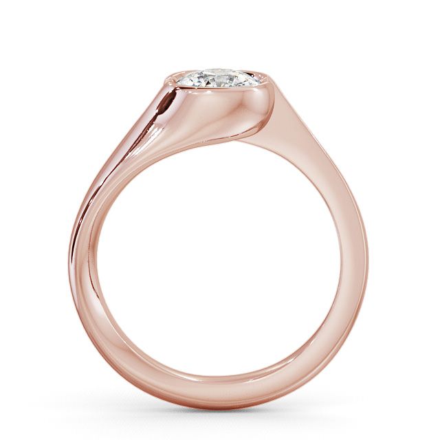 Cushion Diamond Engagement Ring 9K Rose Gold Solitaire - Glencoe ENCU3_RG_UP