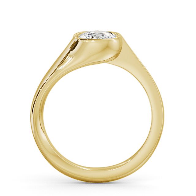 Cushion Diamond Engagement Ring 9K Yellow Gold Solitaire - Glencoe ENCU3_YG_UP