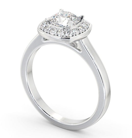 Halo Cushion Diamond Engagement Ring Palladium ENCU40_WG_THUMB1 