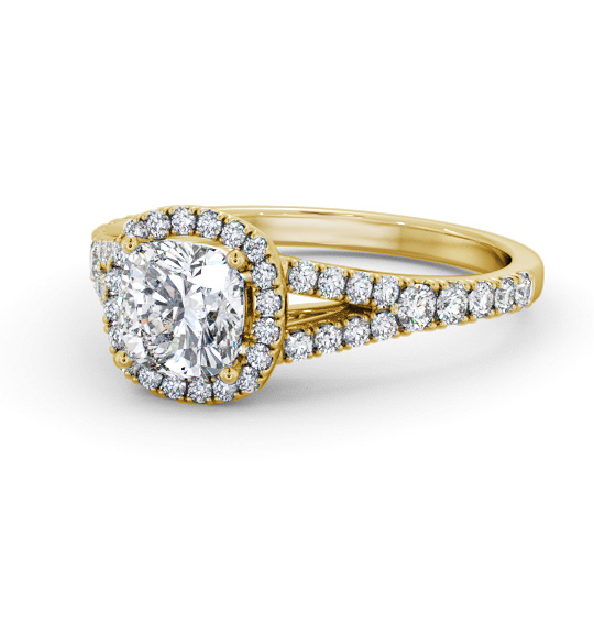 Nava Halo Engagement Ring Cushion Diamond Split Band ENCU52_YG_THUMB2 