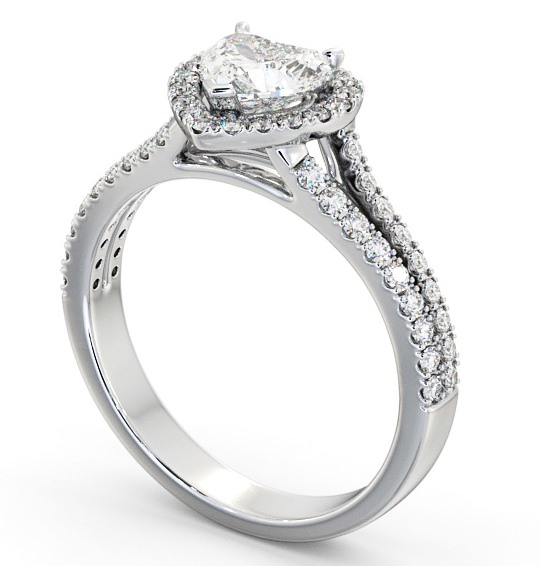 Halo Heart Diamond Split Band Engagement Ring Palladium ENHE11_WG_THUMB1 