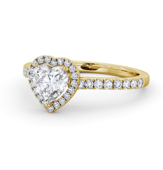 Halo Heart Diamond Engagement Ring 18K Yellow Gold - Aneesa ENHE21_YG_THUMB2 