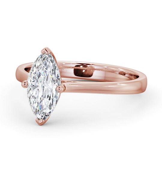  Marquise Diamond Engagement Ring 9K Rose Gold Solitaire - Decima ENMA16_RG_THUMB2 