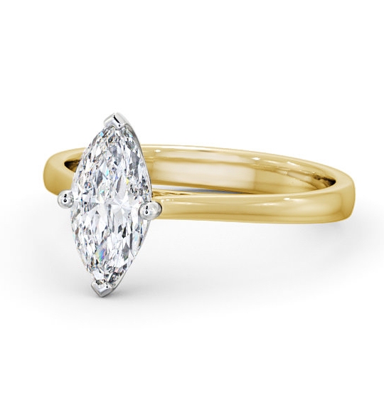 Decima Marquise Diamond Engagement Ring Tapered Band ENMA16_YWG_THUMB2 