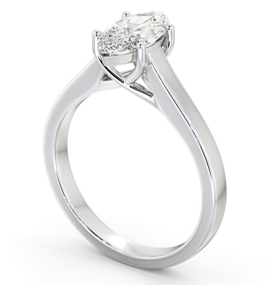 Marquise Diamond Trellis Design Engagement Ring Platinum Solitaire ENMA22_WG_THUMB1 