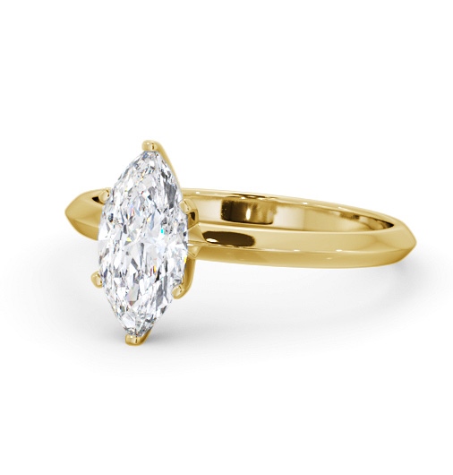  Marquise Diamond Engagement Ring 9K Yellow Gold Solitaire - Brieana ENMA30_YG_THUMB2 