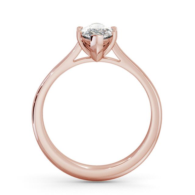 Marquise Diamond Engagement Ring 18K Rose Gold Solitaire - Muir ENMA5_RG_UP