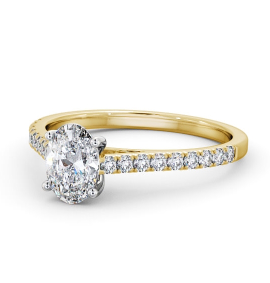 Svena Oval Diamond Engagement Ring Side Stones ENOV20_YWG_THUMB2 