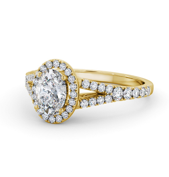 Ellwood Halo Engagement Ring Oval Diamond Split Band ENOV51_YG_THUMB2 