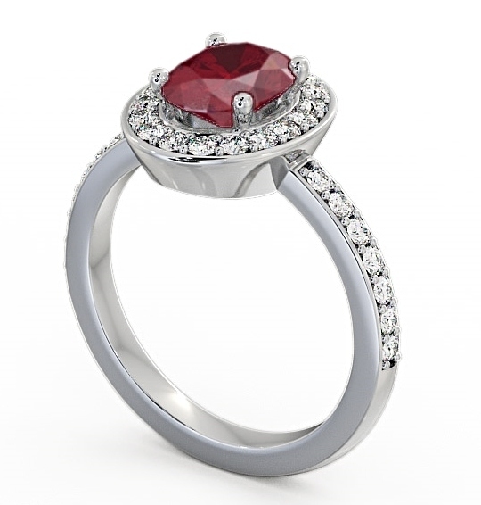 Halo Ruby and Diamond 2.03ct Ring Palladium ENOV8GEM_WG_RU_THUMB1 