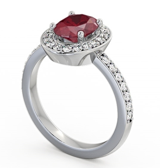 Halo Ruby and Diamond 2.03ct Ring Palladium ENOV8GEM_WG_RU_THUMB1