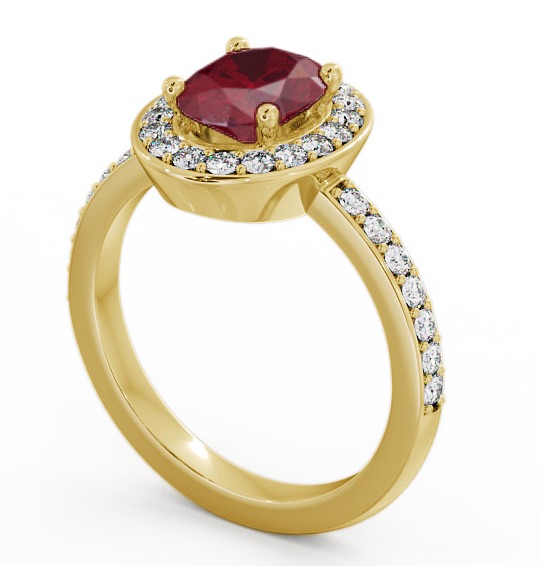 Halo Ruby and Diamond 2.03ct Ring 18K Yellow Gold ENOV8GEM_YG_RU_THUMB1