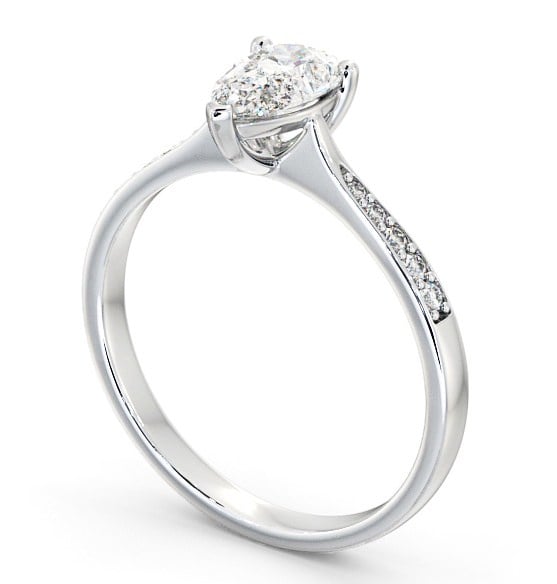 Shoulder set engagement ring deals